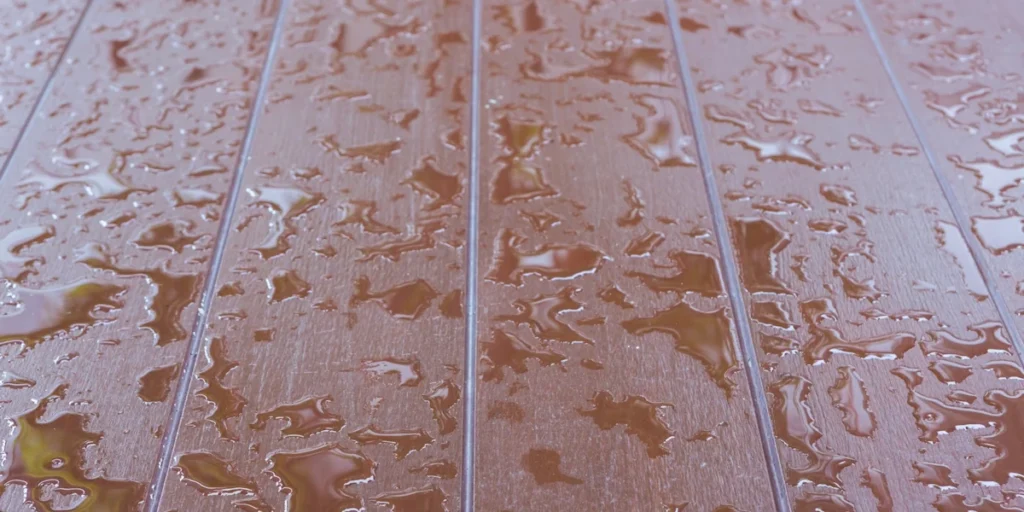 How do I ensure proper drainage and prevent water damage on my deck