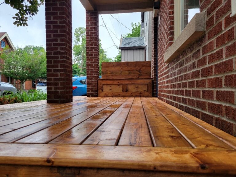 Waverly Way deck building project 3