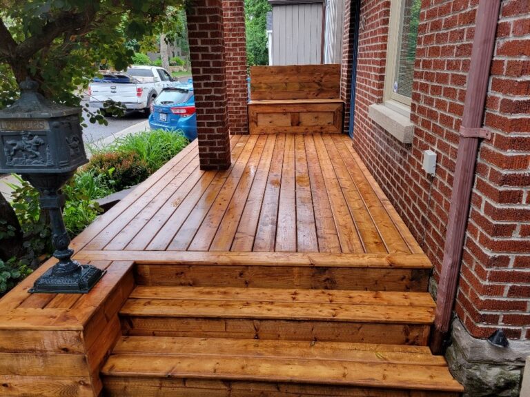 Waverly Way deck building project 4