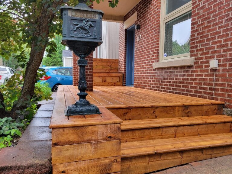 Waverly Way deck building project 5